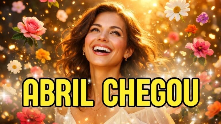 BEM-VINDO ABRIL 🌸 Só Coisas Boas Chegando